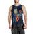 Tuvalu Polynesian Men Tank Top - Blue Turtle Hibiscus - Polynesian Pride