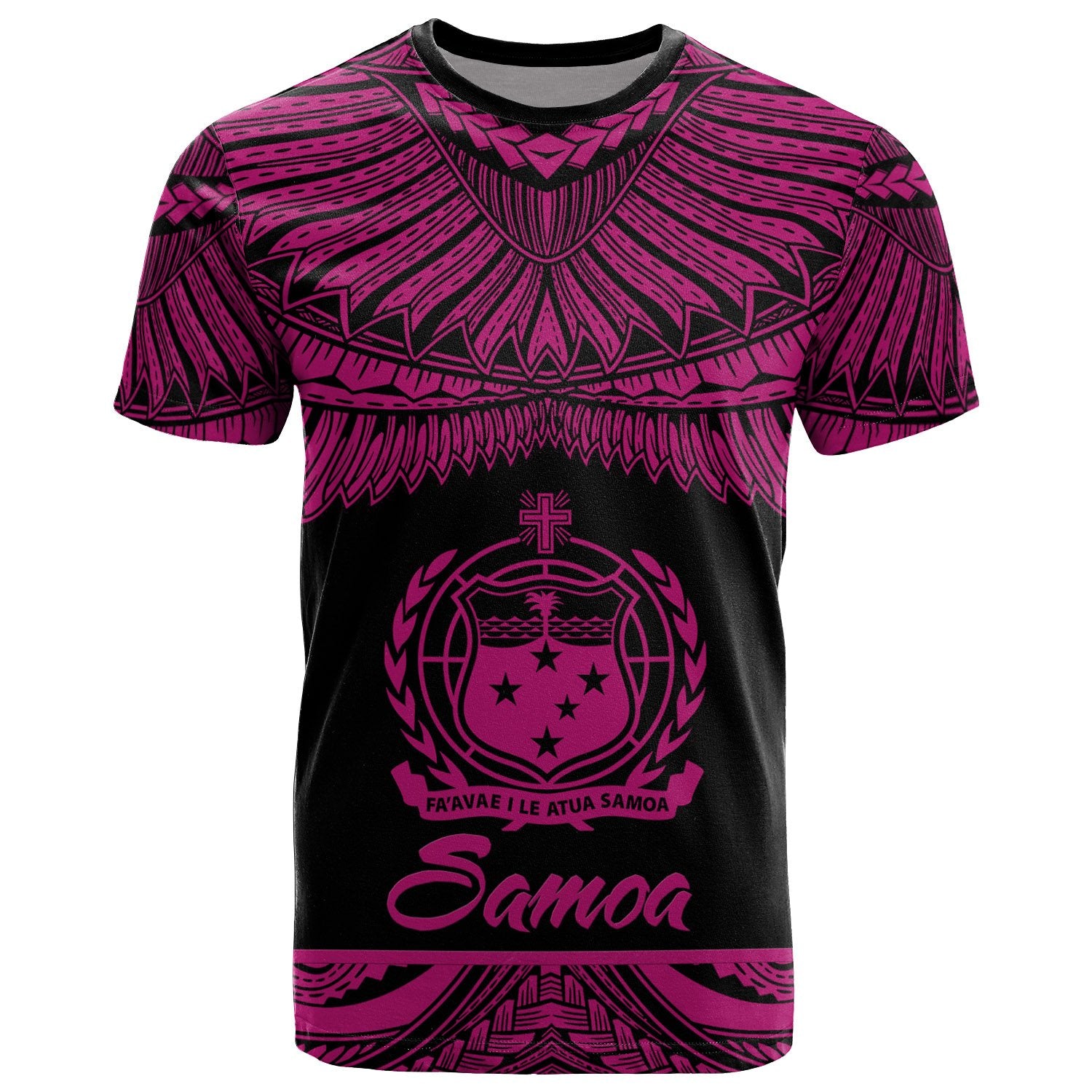 Samoa Polynesian T Shirt Samoa Pride Pink Version Unisex Pink - Polynesian Pride