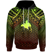 Polynesian Papua New Guinea Custom Hoodie Reggae Vintage Polynesian Patterns Unisex Reggae - Polynesian Pride