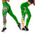 Samoa Custom Personalised Leggings - Turtle Plumeria (Green) Green - Polynesian Pride