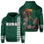 Polynesian Islands Warrior Kakau Hawaii Hoodie Green Unisex Green - Polynesian Pride