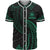 Samoa Polynesian Baseball Shirt - Green Tribal Wave Unisex Green - Polynesian Pride