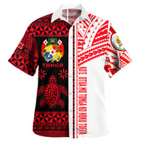Tonga Matching Dress and Hawaiian Shirt Proud To be Tongan Polynesian Patterns with Kupesi - Polynesian Pride