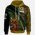 Hawaii Hana High and Elementary School Custom Polynesian Hoodie Hana Super Dragons With Tropical Flowers Tribal Pattern Scratch Style LT10 Yellow - Polynesian Pride