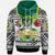 Hawaii Kaimuki High School Custom Polynesian Hoodie Kaimuki High School (Honolulu, HI) Varsity Football Tribal Patterns LT10 White - Polynesian Pride