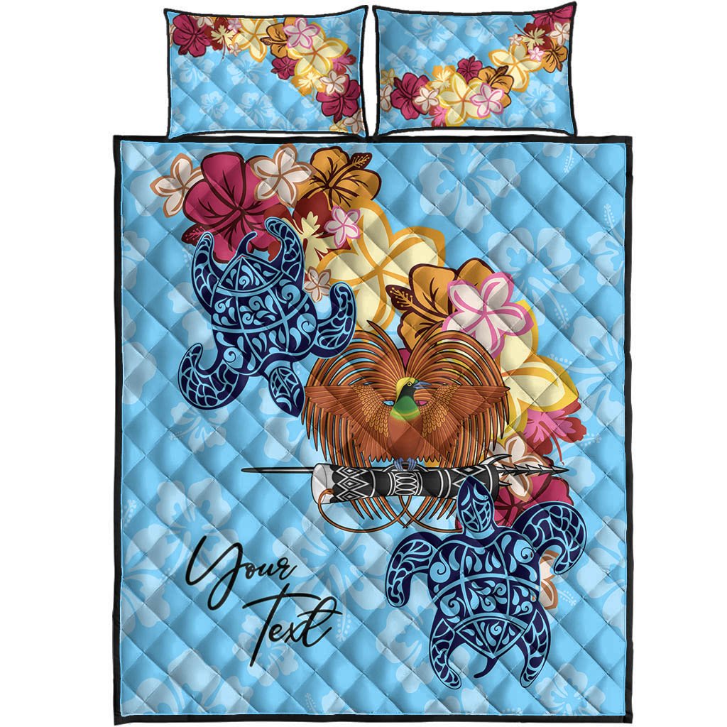 Papua New Guinea Custom Personalised Quilt Bed Set - Tropical Style - Polynesian Pride