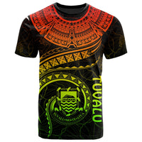 Tuvalu Polynesian T Shirt Tuvaluan Waves (Reggae) Unisex Art - Polynesian Pride