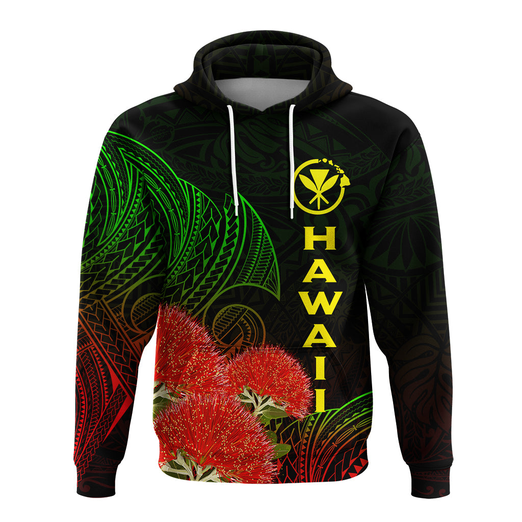 Hawaii Polynesian Hoodie Ohia Lehua LT12 - Polynesian Pride