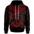 Vanuatu Polynesian Hoodie Vanuatu Waves (Red) Unisex Red - Polynesian Pride