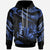 Tonga Hoodie Polynesian Tattoo Blue Version Unisex Blue - Polynesian Pride