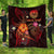 Polynesian Tahiti Personalised Premium Quilt - Legend of Tahiti (Red) - Polynesian Pride