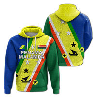 Vanuatu Malampa Penama Combine Hoodie LT12 Hoodie Blue - Polynesian Pride