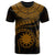 Nauru Polynesian T Shirt Nauru Waves (Golden) Unisex Golden - Polynesian Pride