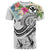 Polynesian Hawaii Kanaka Maoli T Shirt Summer Plumeria (White) Unisex White - Polynesian Pride