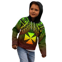 Polynesian Wallis and Futuna Custom Hoodie Reggae Vintage Polynesian Patterns - Polynesian Pride