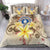 Northern Mariana Island Polynesian Bedding Set - Summer Tropical White - Polynesian Pride