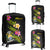 Nauru Polynesian Luggage Covers - Plumeria Tribal Black - Polynesian Pride