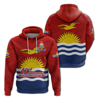 Kiribati 43rd Independence Celebrations Hoodie LT12 Hoodie Blue - Polynesian Pride