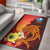 Yap Area Rugs - Tribal Tuna Fish Orange - Polynesian Pride