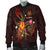 Tuvalu Polynesian Men's Bomber Jacket - Legend of Tuvalu (Red) - Polynesian Pride