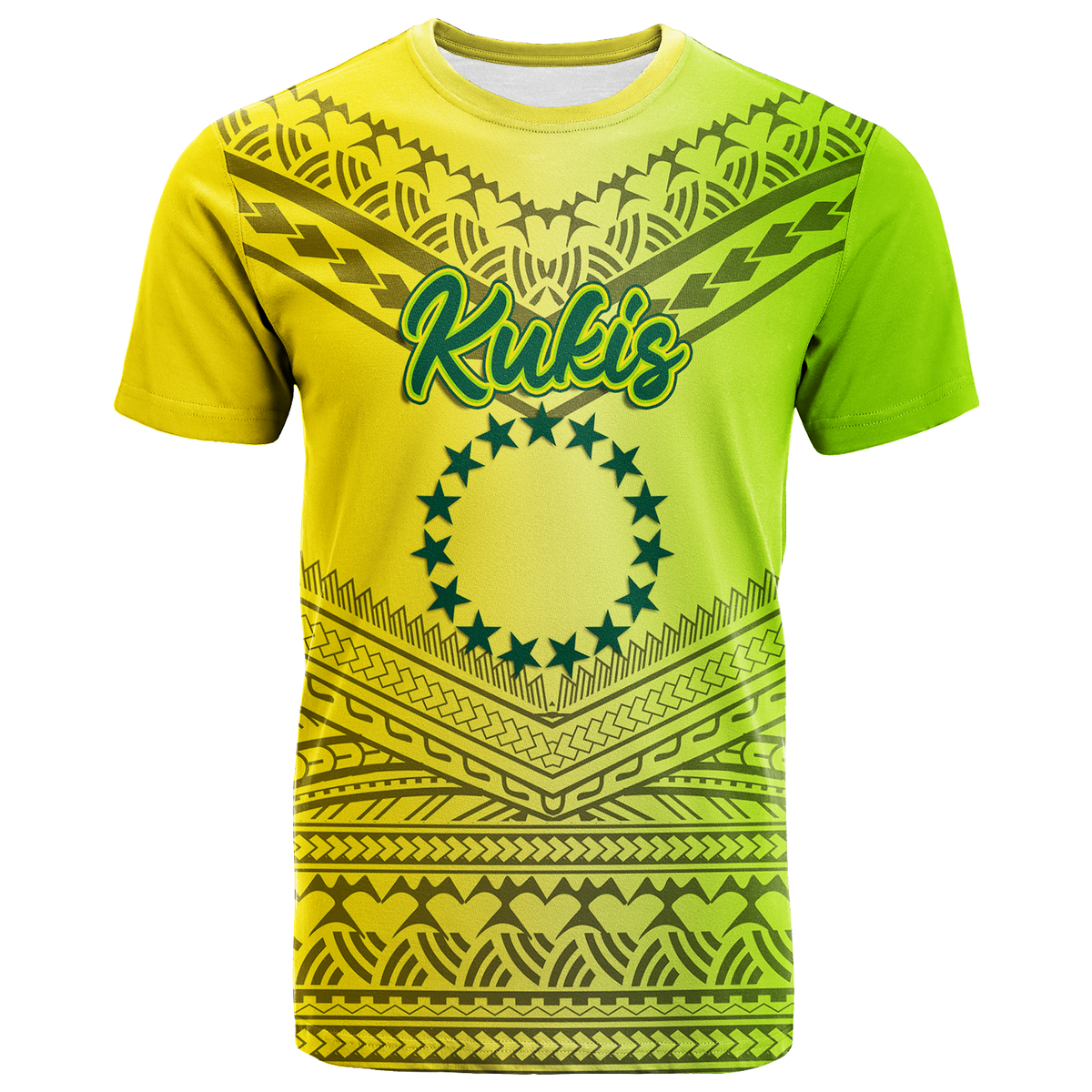 Custom Kukis Cook Islands Pride T Shirt LT12 Unisex Yellow - Polynesian Pride