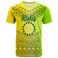 Custom Kukis Cook Islands Pride T Shirt LT12 Unisex Yellow - Polynesian Pride