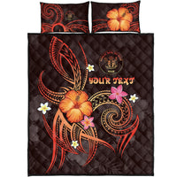 Niue Polynesian Personalised Quilt Bed Set - Legend of Niue (Red) - Polynesian Pride