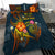 Fiji Polynesian Personalised Bedding Set - Legend of Fiji (Blue) - Polynesian Pride