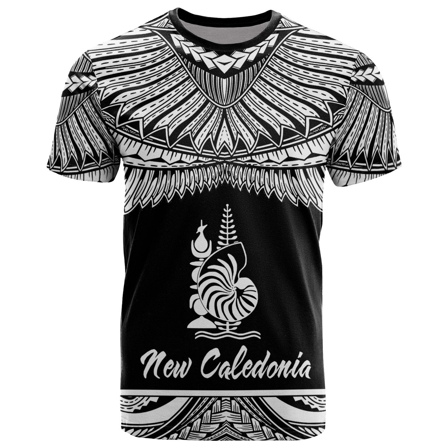 New Caledonia Polynesian T Shirt New Caledonia Pride White Version Unisex White - Polynesian Pride