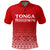 Tonga 676 Polo Shirt Tongan Pattern LT12 Unisex Red - Polynesian Pride