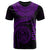 Polynesian Hawaii T Shirt Maui Polynesian Waves (Purple) Unisex Purple - Polynesian Pride