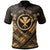 Hawaii Polo Shirt Gold Kanaka Maoli Polynesian Patterns Unisex Gold - Polynesian Pride