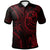 Tonga Custom Polo Shirt Red Turtle Unisex Red - Polynesian Pride