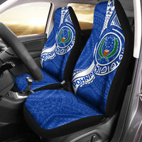 Pohnpei Car Seat Covers - Micronesia Pride Blue - LT12 Universal Fit Blue - Polynesian Pride