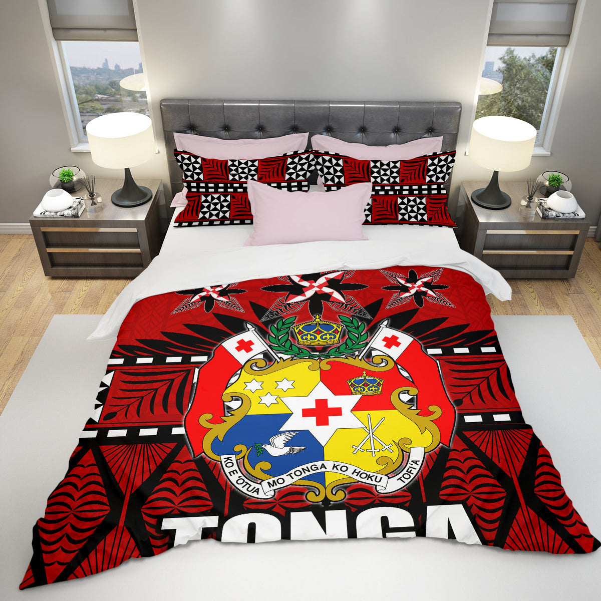 Tonga Bedding Set - Tongan Patterns - LT20 - Polynesian Pride
