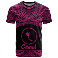 Chuuk Polynesian T Shirt Chuuk Pride Pink Version Unisex Pink - Polynesian Pride