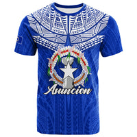 Custom Northern Mariana Islands Asuncion T Shirt LT12 Unisex Blue - Polynesian Pride
