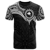 Papua New Guinea Polynesian T Shirt Full Color Heart Shield - Polynesian Pride