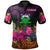 Tuvalu Polo Summer Hibiscus Unisex Reggae - Polynesian Pride