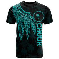 Chuuk T Shirt Polynesian Wings (Turquoise) Unisex Turquoise - Polynesian Pride