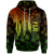Fiji Hoodie Polynesian Wings (Reggae) Unisex Blue - Polynesian Pride