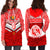 Tonga Rugby Mate Ma'a Tonga Tapa Pattern Hoodie Dress - LT2 - Polynesian Pride