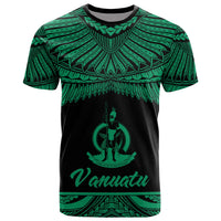 Vanuatu Polynesian T Shirt Vanuatuan Pride Green Version Unisex Green - Polynesian Pride