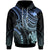 Papua New Guinea Custom Hoodie Blue Turtle Unisex Blue - Polynesian Pride