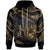 Tonga Hoodie Polynesian Tattoo Gold Version Unisex Gold - Polynesian Pride