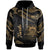 Tuvalu Hoodie Polynesian Tattoo Gold Version Unisex Gold - Polynesian Pride