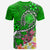 Hawaii T Shirt Turtle Plumeria Polynesian Tattoo Green Color Unisex Green - Polynesian Pride