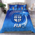 Fiji Tapa Tribal Coconut Tree Bedding Set - LT12 Bedding Set Blue - Polynesian Pride