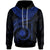 Marshall Islands Polynesian Hoodie Marshall Islands Waves (Blue) Unisex Blue - Polynesian Pride