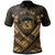 Hawaii Polo Shirt Gold Seal Polynesian Patterns Unisex Gold - Polynesian Pride